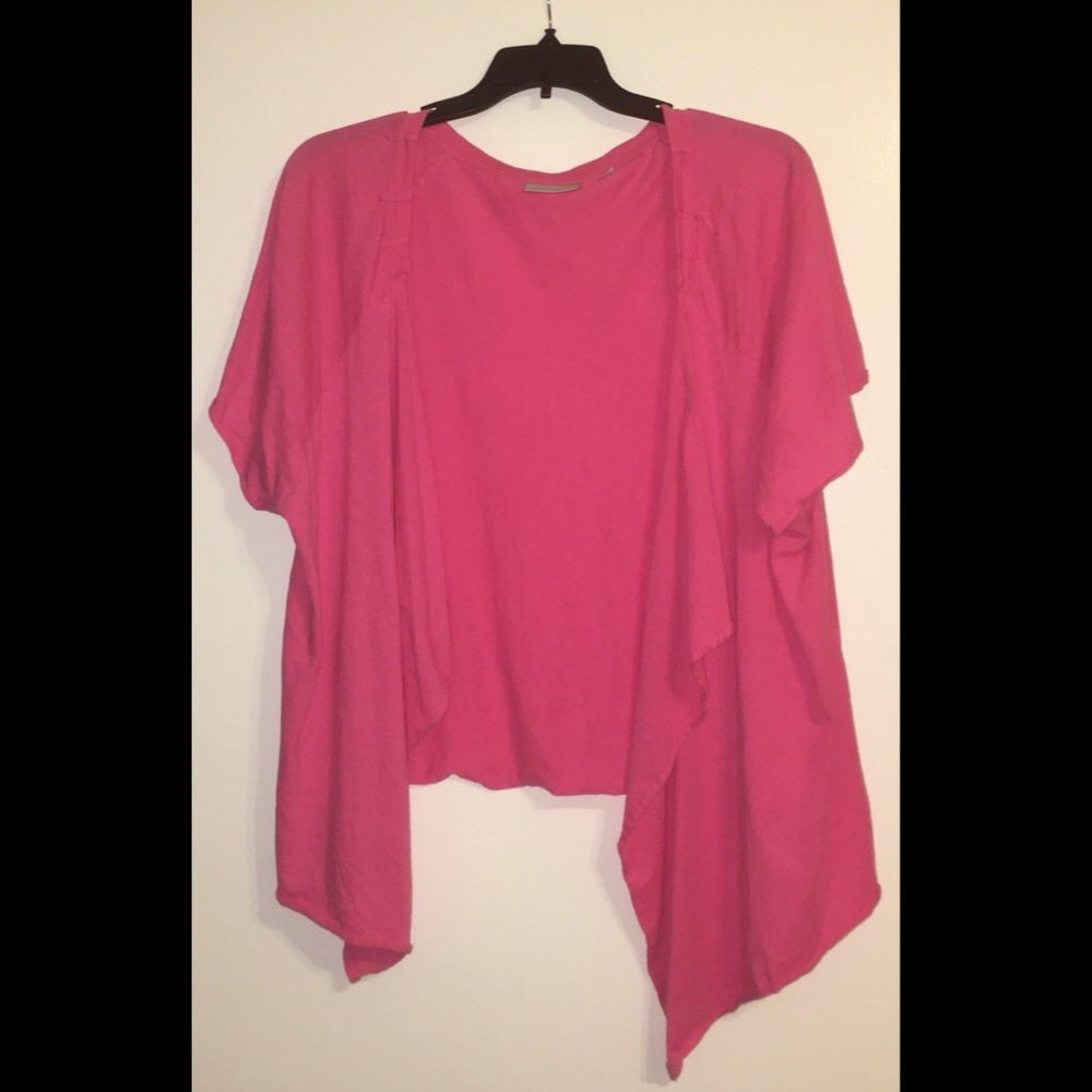 Pink Cropped Avenue Cardigan